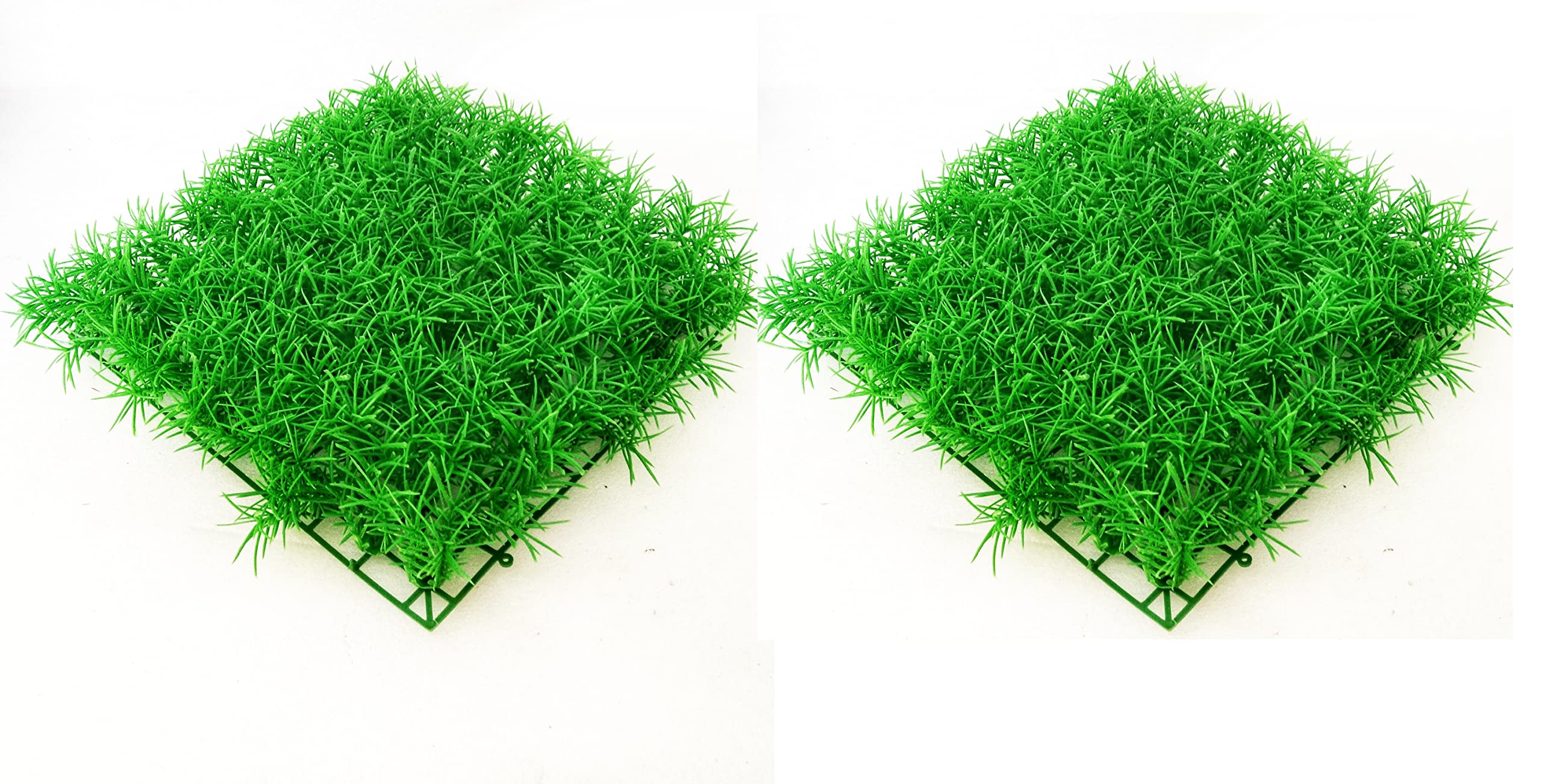 SANSEFERO® Green Grass Square Plastic Mat for Aquarium Fish Tank Decoration (Pack of 2) (B0BQ7K4KCX) Amazon Price History, Amazon Price Tracker