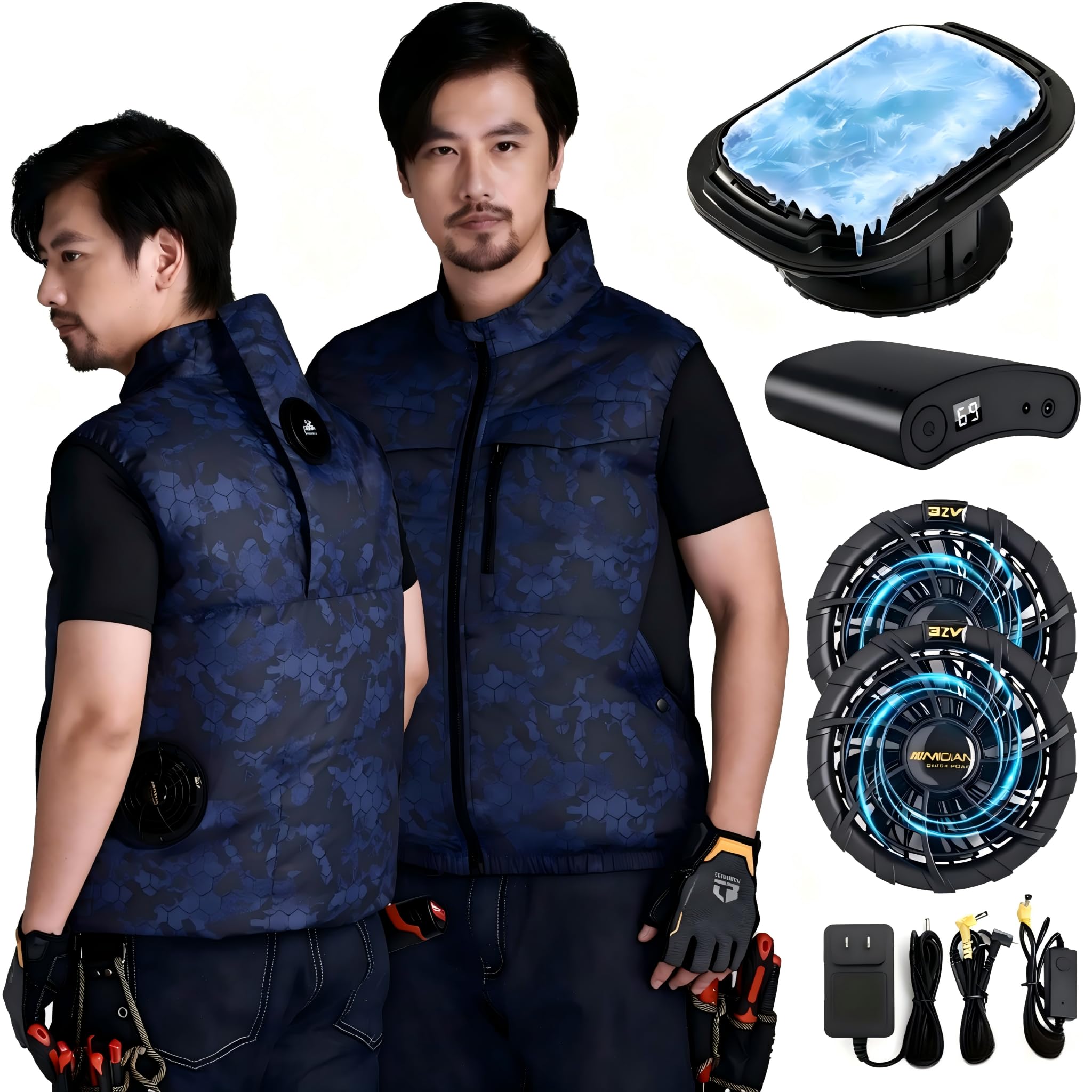 Amazon.co.jp: [MIDIAN] ペルチェ冷却服【2025業界独創 1つ冷却器と