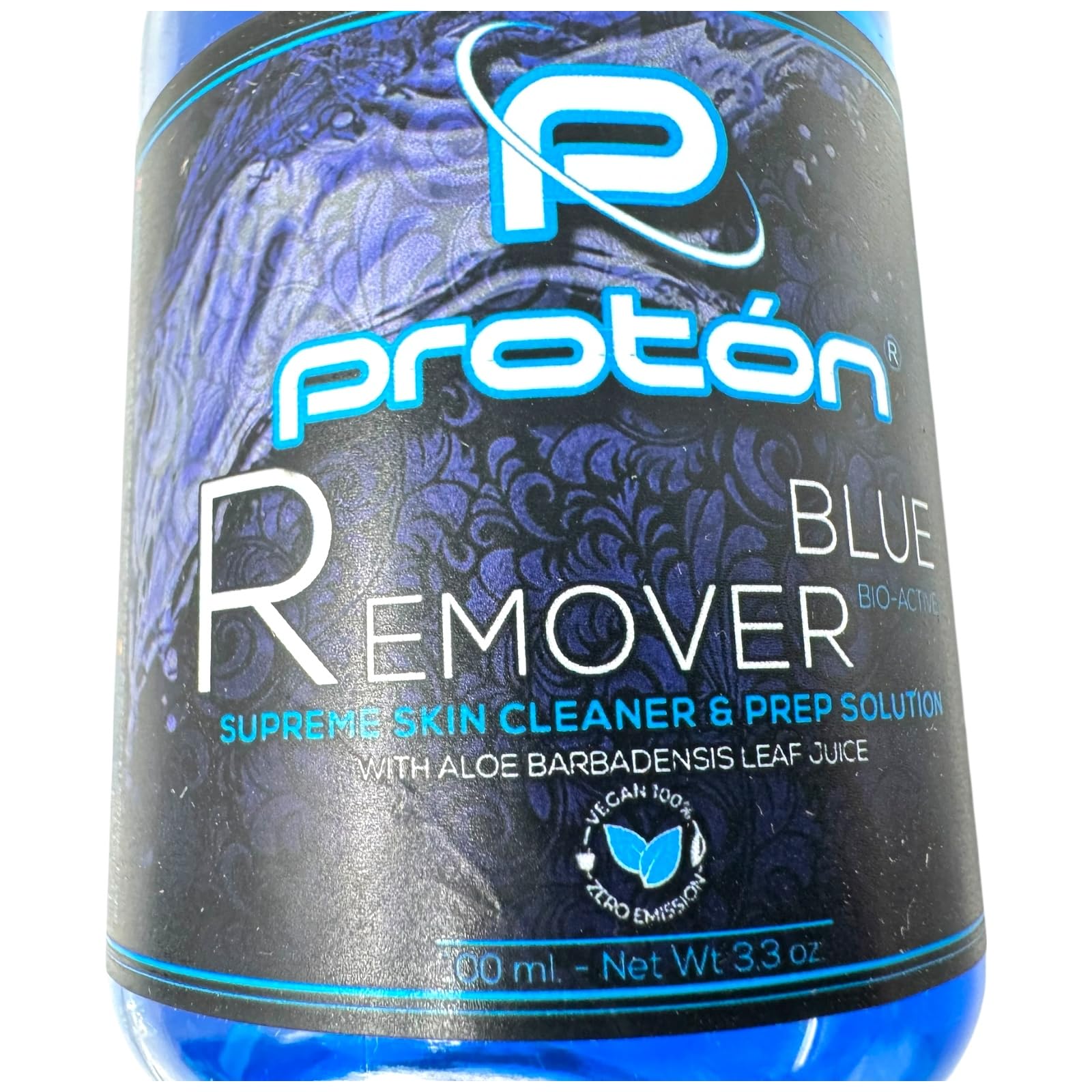 Proton Professional Stencil Eraser Gel Blue - Limpiador y removedor de sellos (100 ml), diseño de tatuaje de InkgrafiX Alemania