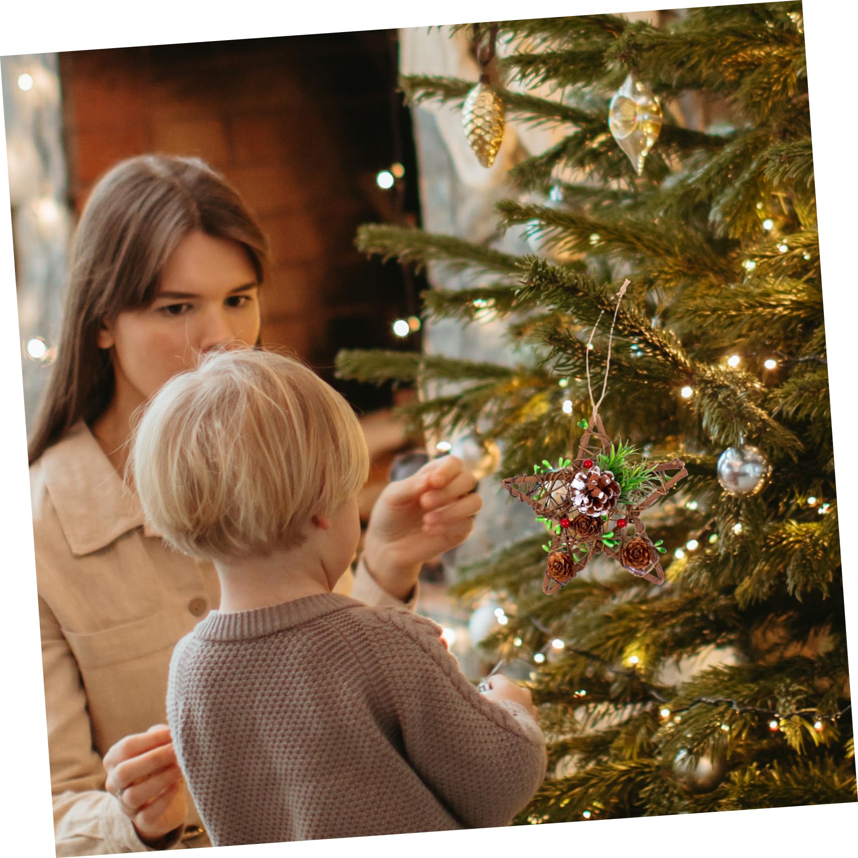 Zerodeko 5 STK Weihnachtsschmuck Plüsch weihnachtsdekoration Zwerge Gold Christbaumschmuck Dekorationen Weihnachts anhänger Weihnachts Party hölzernes Hohldekor Coffee