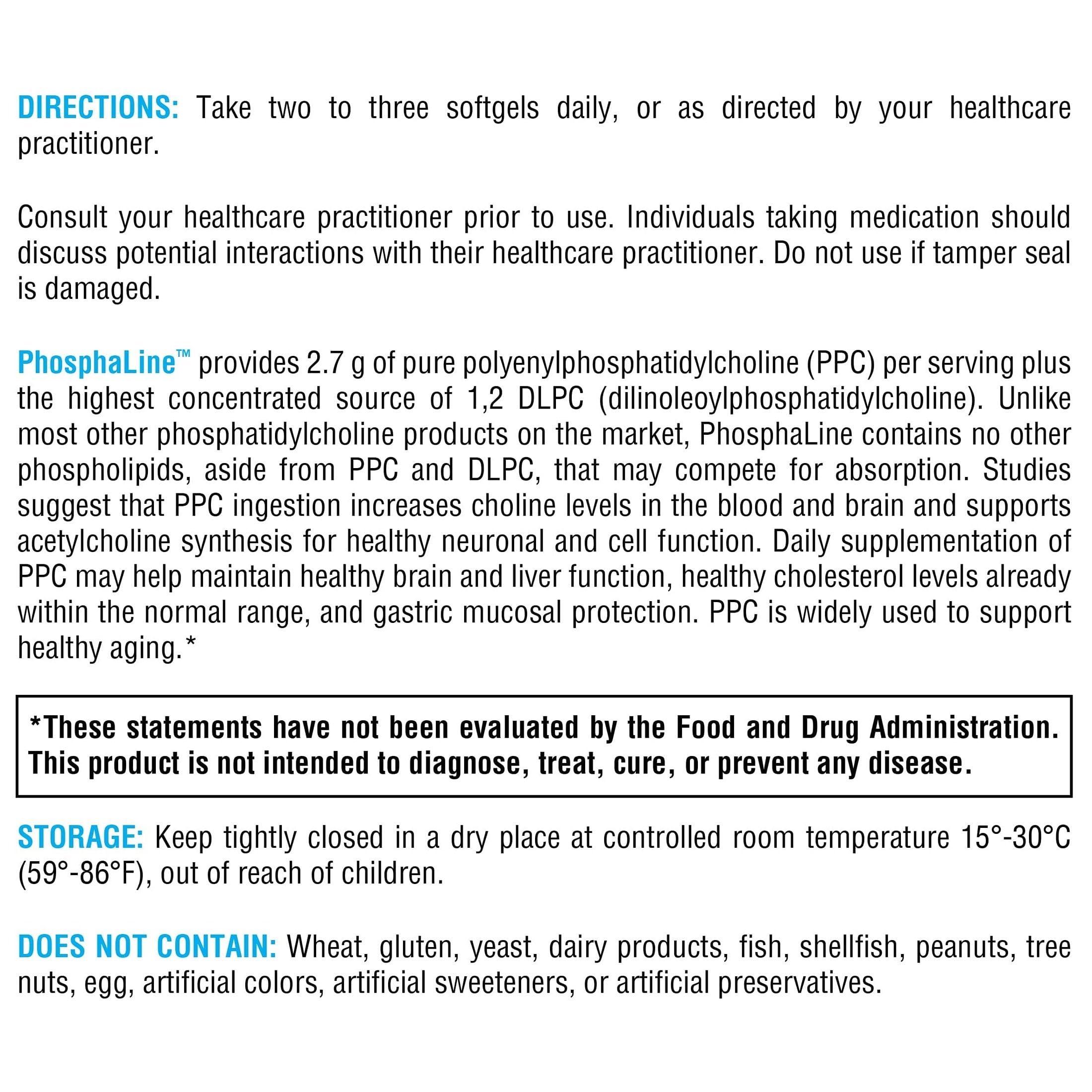 XYMOGEN PhosphaLine, 100 Softgels — Amazon image 5