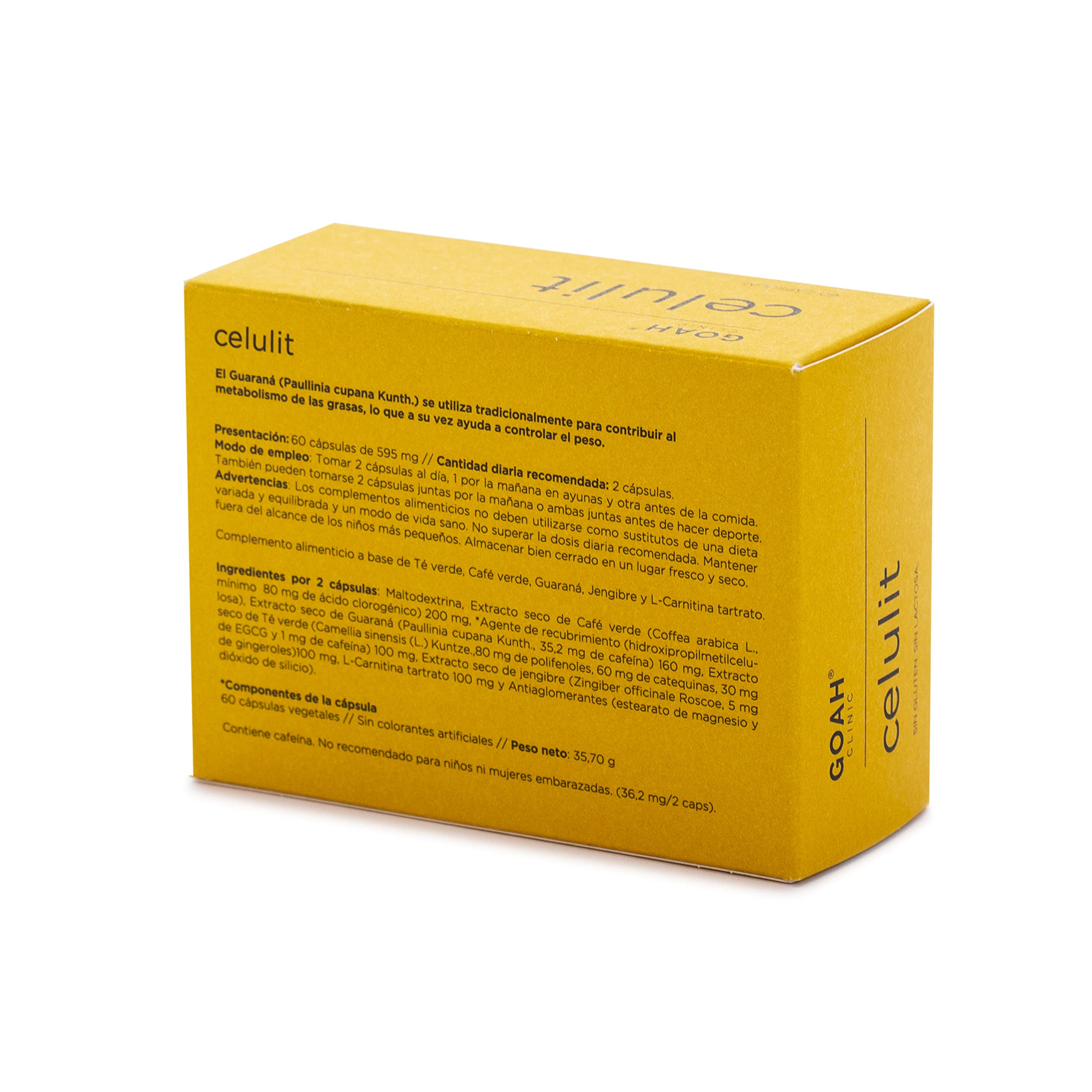 Celulit – Goah Clinic, Cosmética en cápsulas, Nutricosmética para eliminar la celulitis