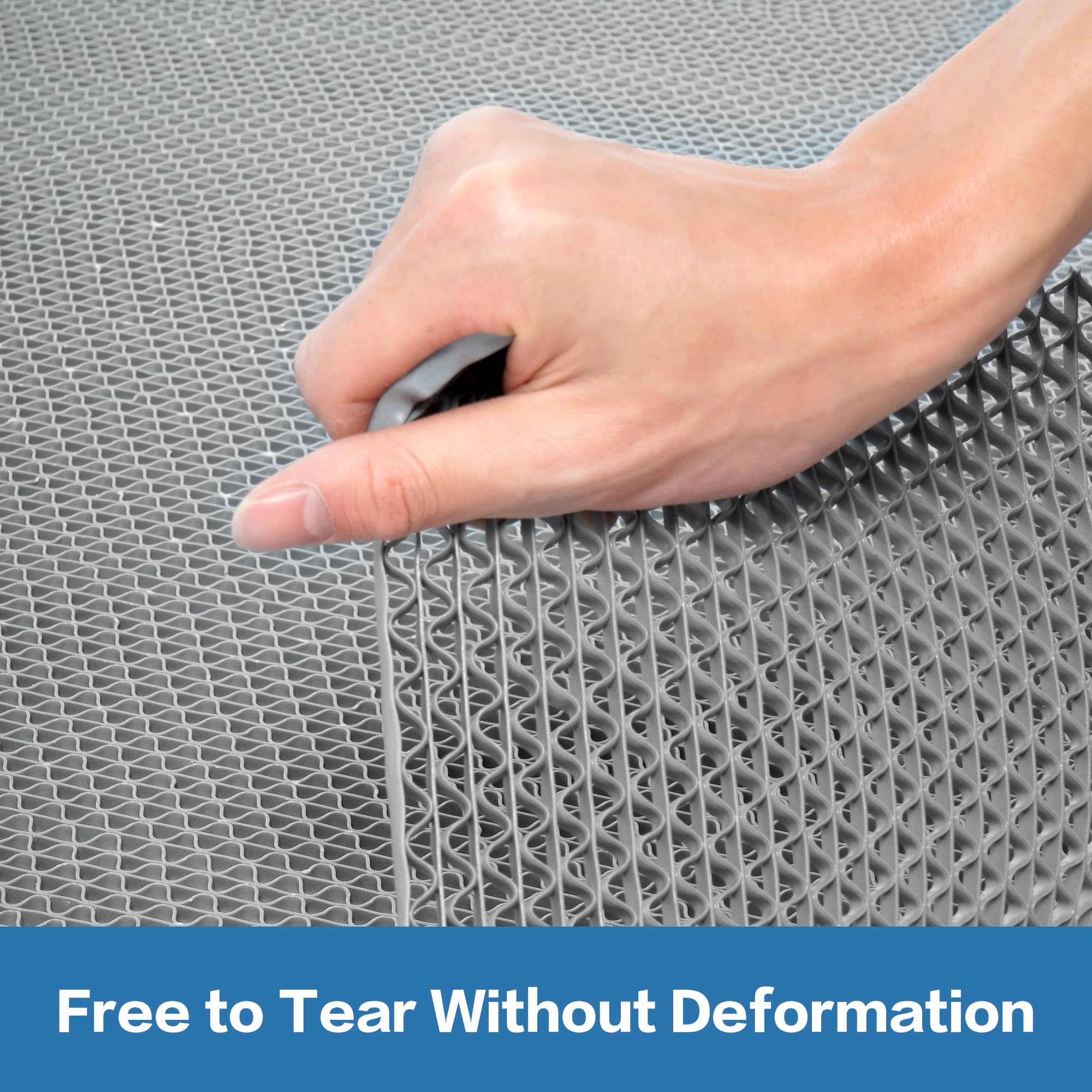 4x10 Ft Non Slip Drainage Floor Mats, Gray — Amazon image 3