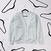 Vista 7 de Yaxa Basics - Ganchos finos de terciopelo antideslizantes para trajes, paquete de 30, color negro