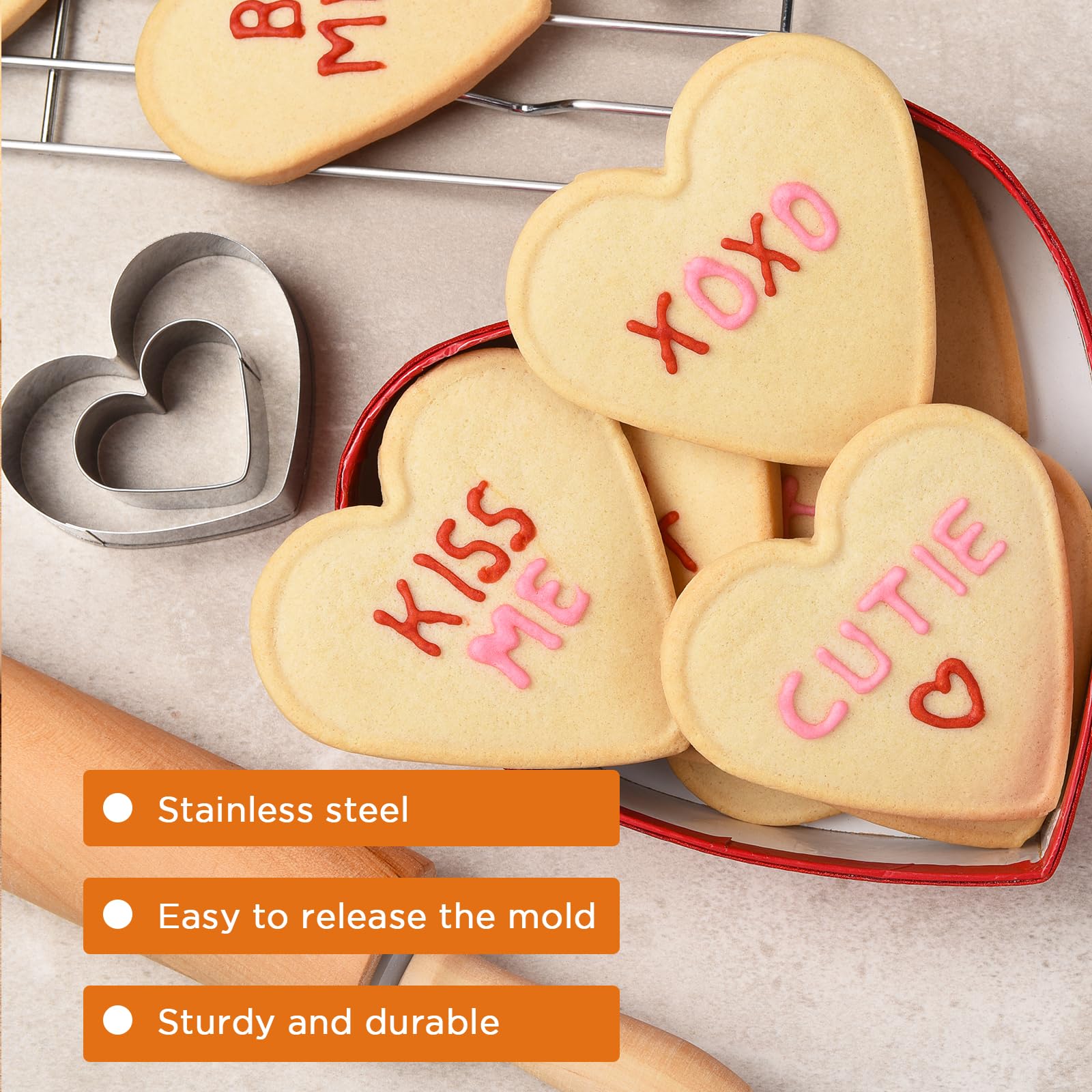 Stampini Per Biscotti Coreani In Acciaio - 12 Forme Per Dolci Fai Da Te - Foto 9