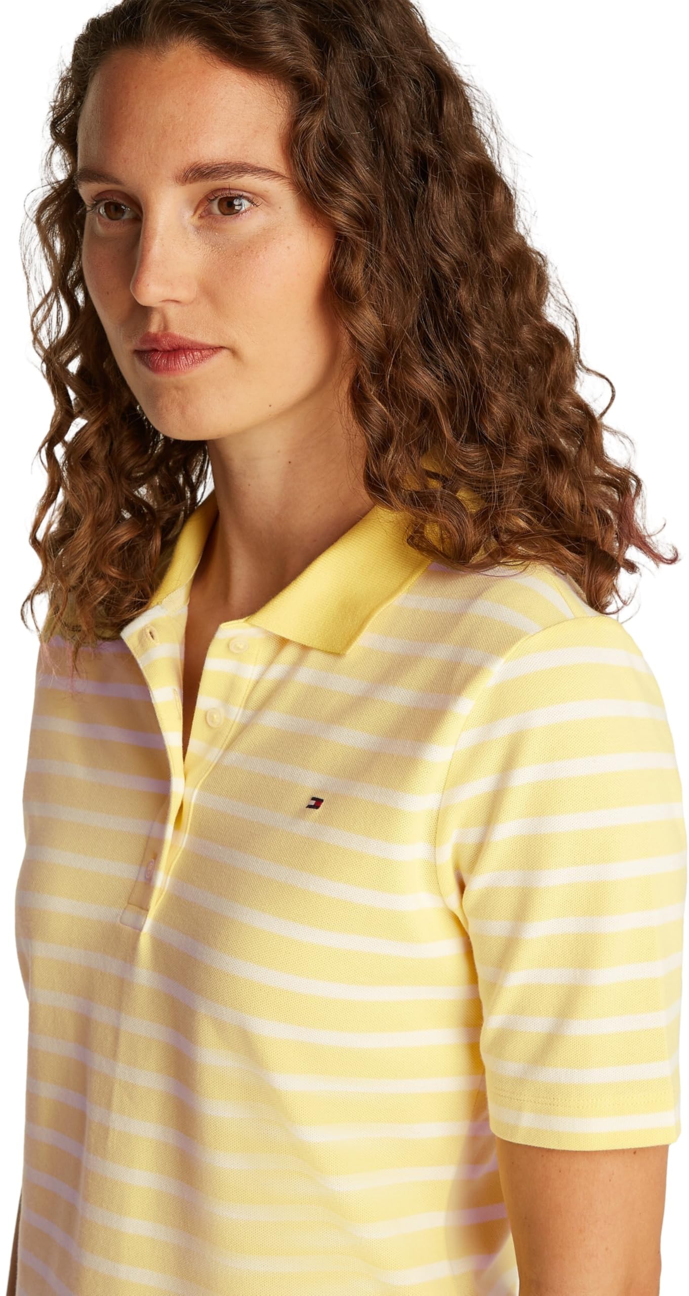 Tommy Hilfiger Polo de manga corta Mujer 1985 Pique Regular Fit