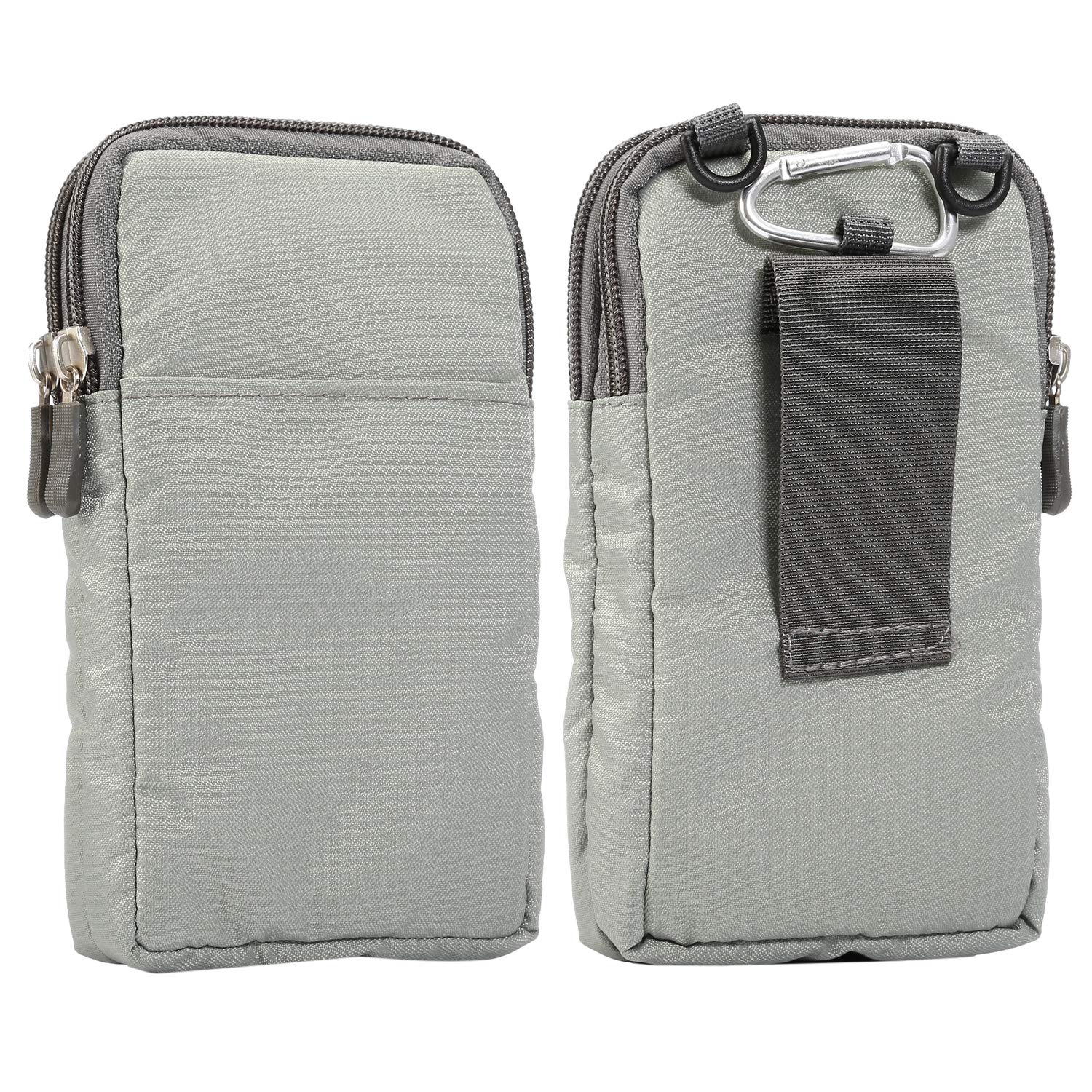 Cell Phone Pouch with Belt Clip, Cell Phone Shoulder Bag, 6.9 Inch Men Vertical Sport Waist Belt Bag Cellphone Crossbody Wallet Purse Belt Loop Pouch Compatible with iPhone 12 Pro Max Case 7 8 Plus