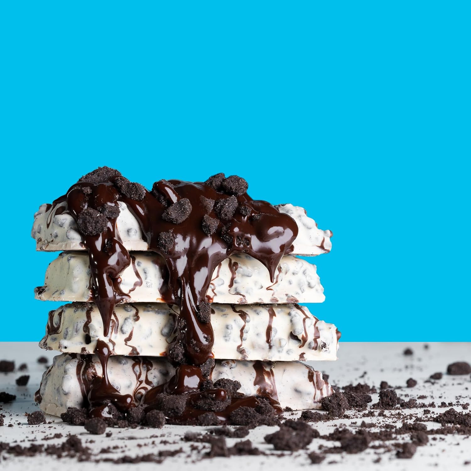 FITCRUNCH Full Size Protein Bars, 6-Layer Baked Bar, 8g of Sugar, Gluten Free & Soft Cake Core (12 Bars, Milk and Cookies)