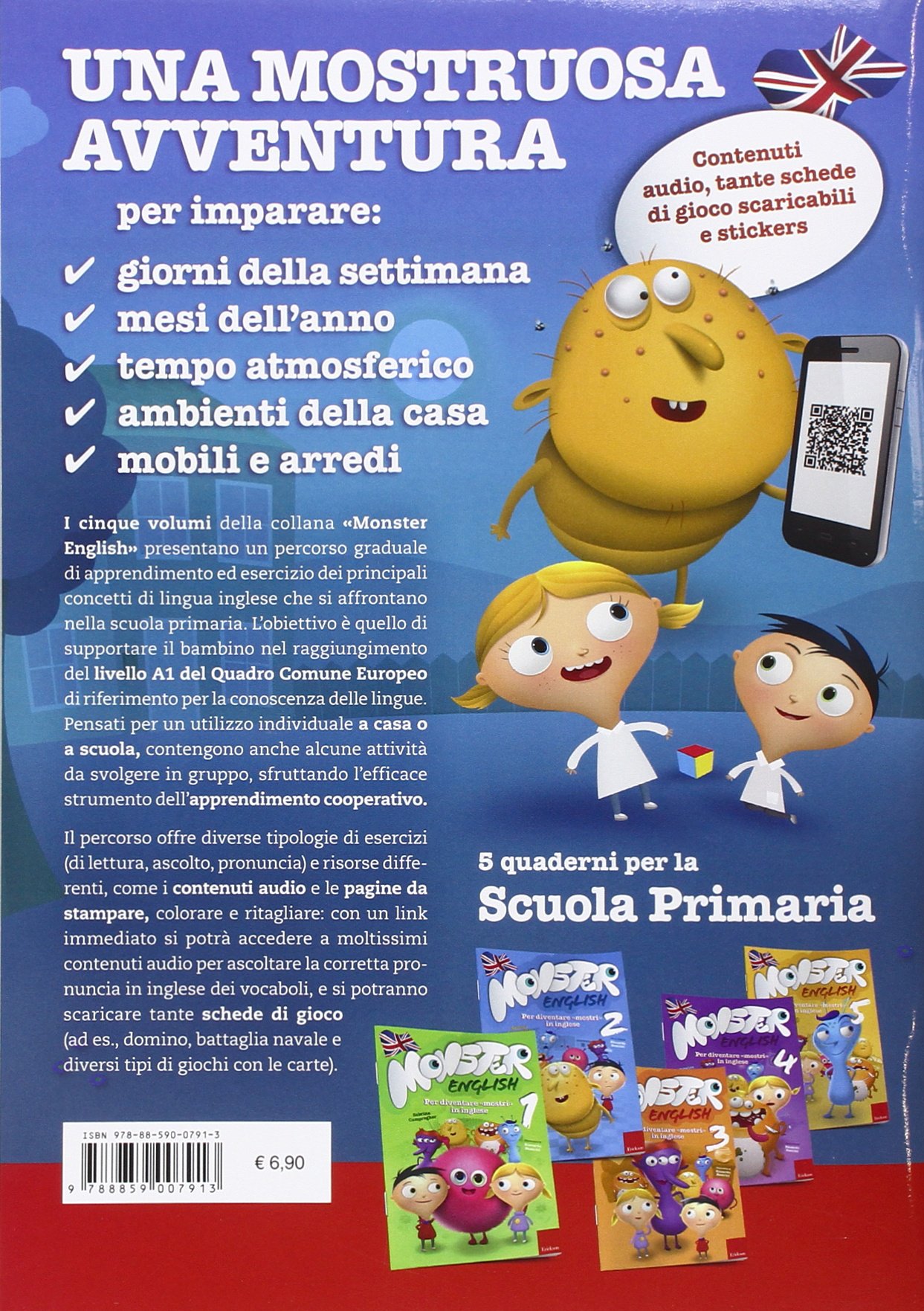 Monster english. Per diventare «mostri» in inglese. Con adesivi (Vol. 2)