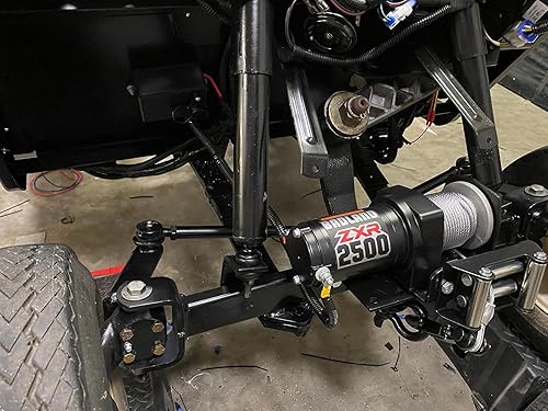 Miniatura 3 de ATV Utility Winch con cuerda de alambre y control remoto inalámbrico ZXR 2500 libras Badland