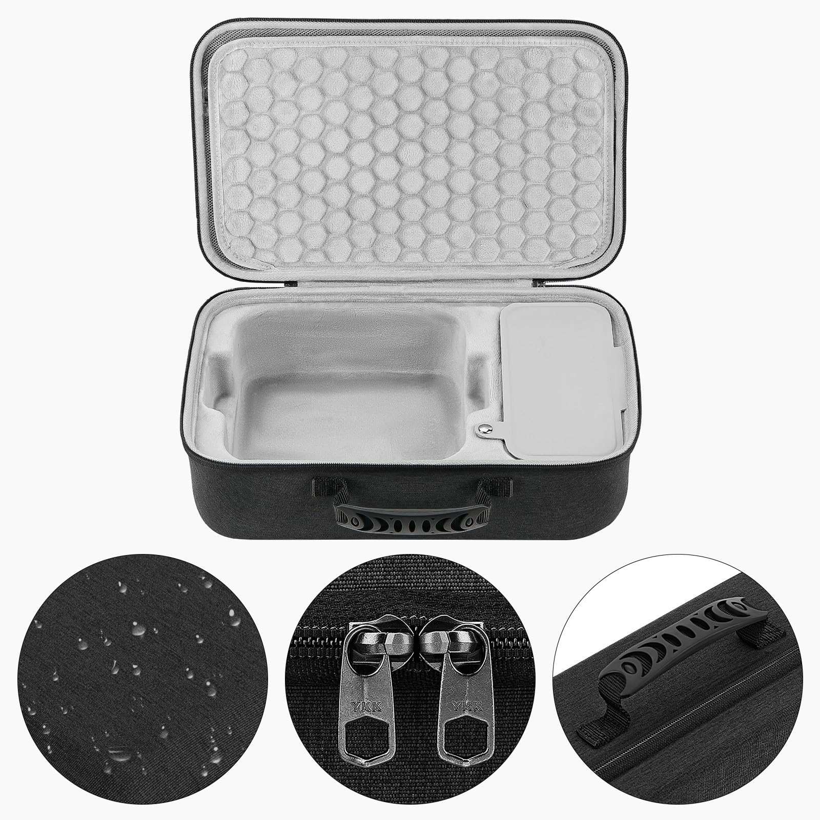 Geekria Estuche rígido Compatible con Apple Mac Studio 2026 M5 / M1 / M2 / M3 / M4 MAX/Ultra, Bolsa de Transporte de Escritorio (Gris Oscuro)