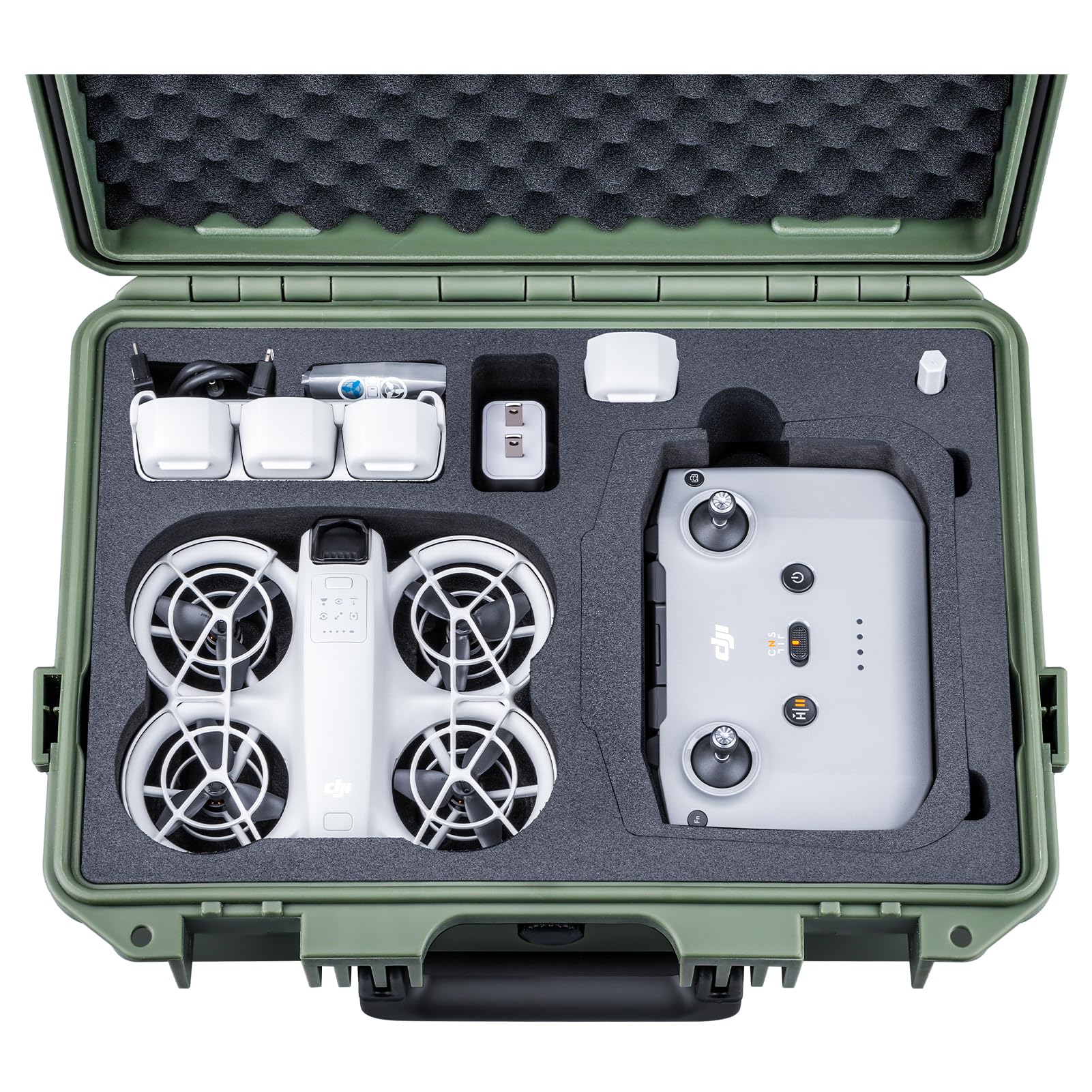 Amazon.co.jp: Lykus Titan N110 防水ケース(グリーン) DJI Neo コンボ
