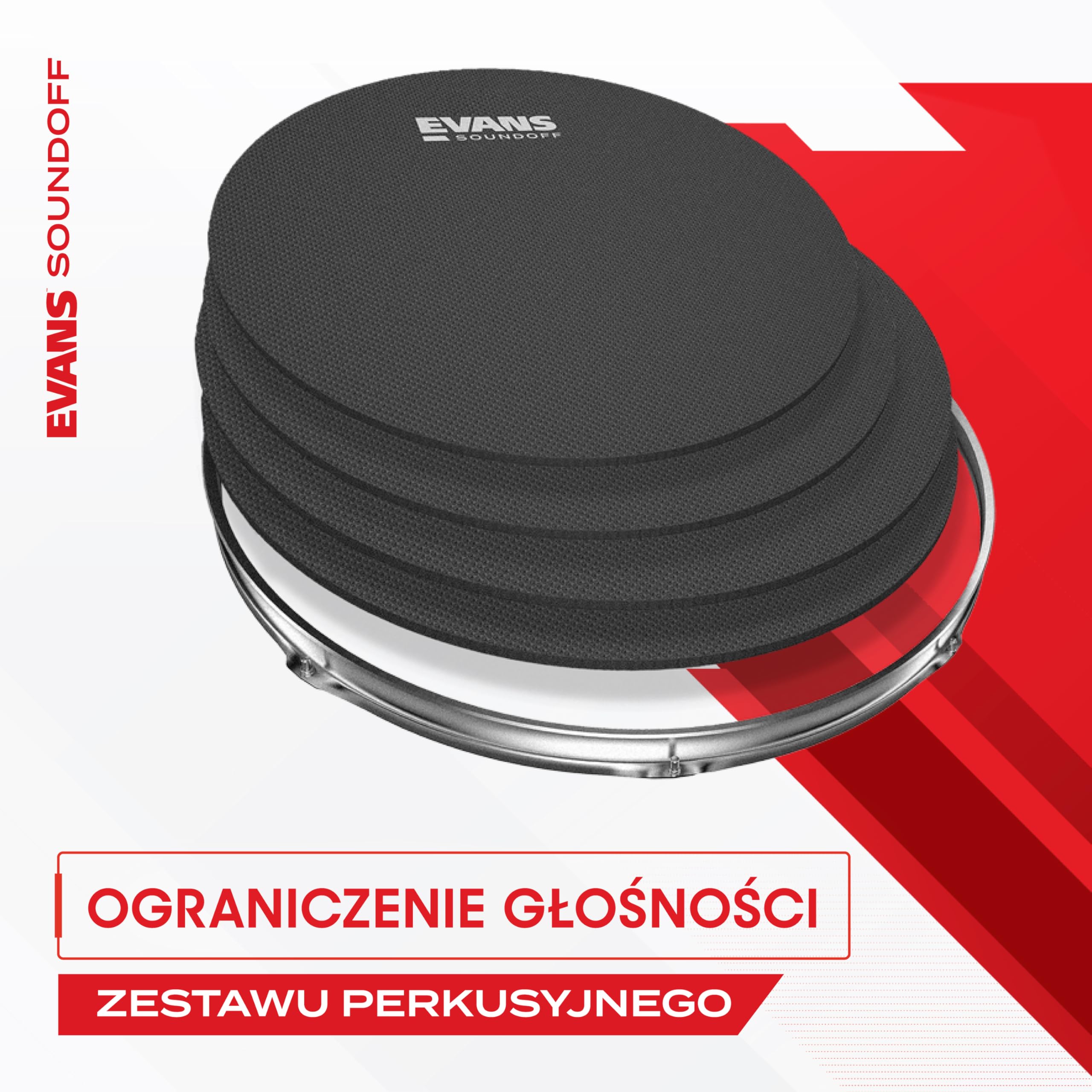 Evans Sound Off Fusion Pack, 10", 12", 2x14" - Akcesorium do perkusji
