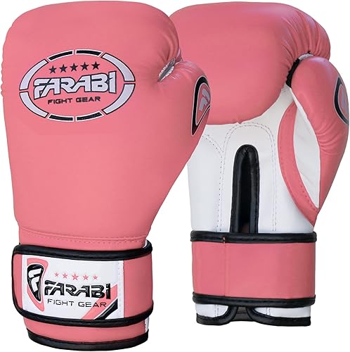 Miniatura 4 de Farabi Sports Guantes de boxeo para niños de 4, 6, 8 onzas, guantes de boxeo para niños, guantes de boxeo juveniles, guantes de boxeo para niños y