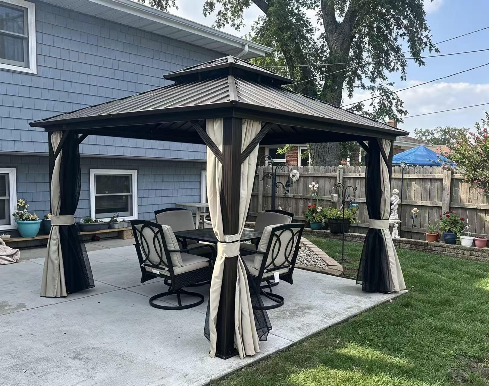 PURPLE LEAF Hardtop Gazebo