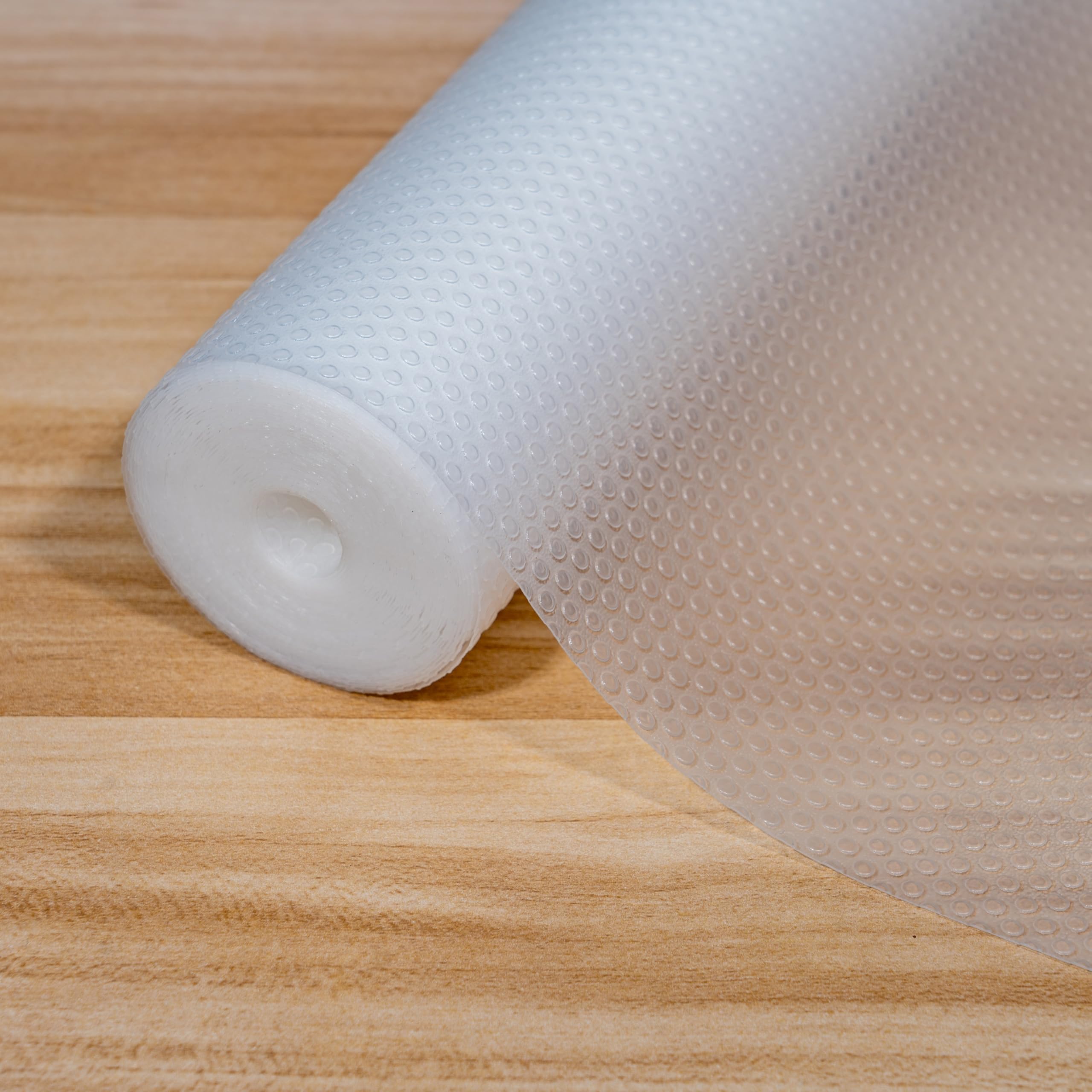 Multi-use Non-Adhesive Easy Clean Kitchen Cupboard Cabinet Fridge Shelf Liner Protector Spill Water Proof Wipeable EVA 44cm x 400cm Transparent Clear