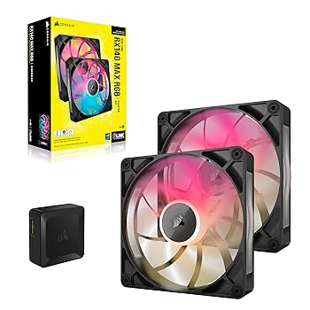 iCUE LINK RX140 MAX RGB EXPANSION 2個 Amazon.com: CORSAIR iCUE Link RX140 MAX RGB 140mm PWM Thick
