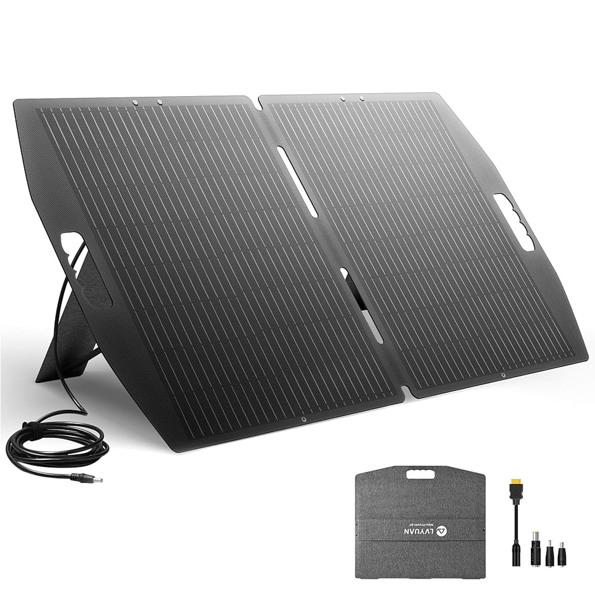 Panneau solaire 100W pliable monocristallin conversion 22.5% et protection étanche IP65