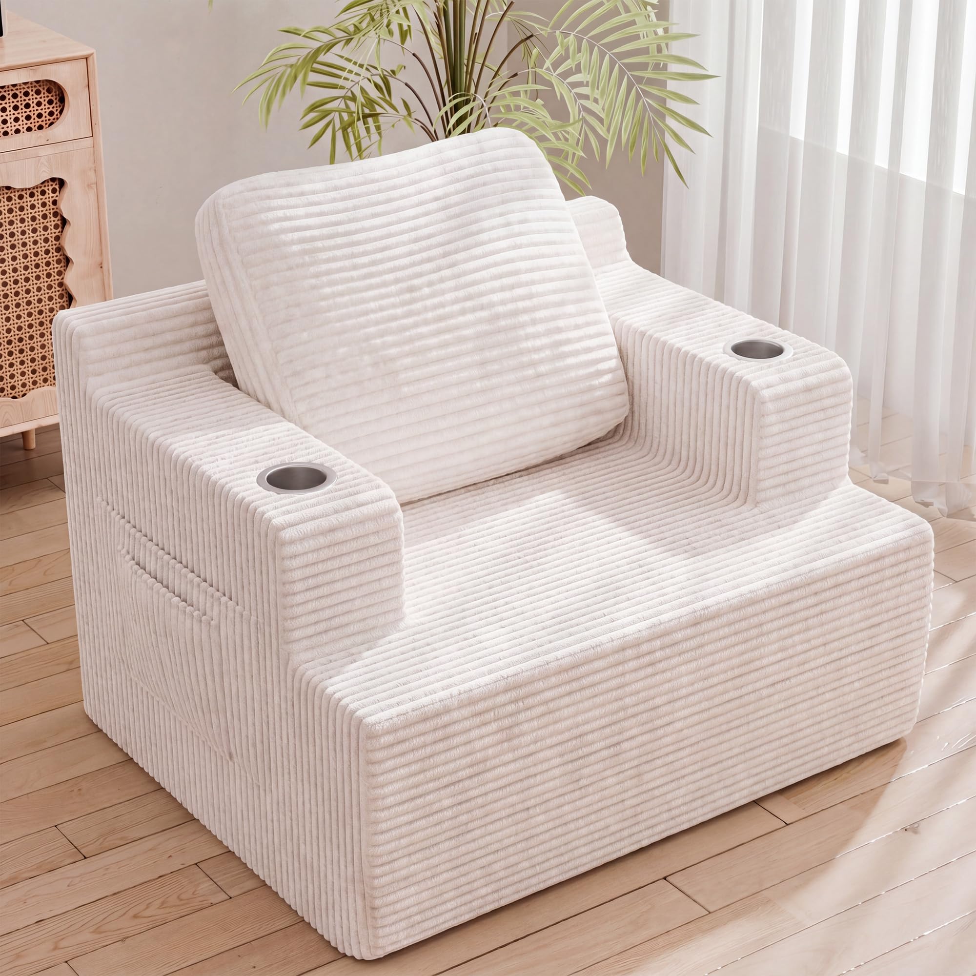 Amazon.com: Homall 42” Single Sofa Foam Couch for Small Spaces
