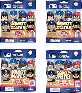 Party Animal MLB 2026 Figures, Team Colors, One Size, 4 Blind Pack Lot