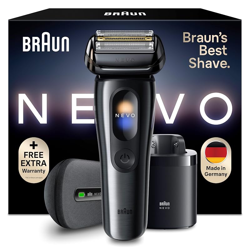 Braun NEVO rasoio elettrico — si adatta alla densità della barba