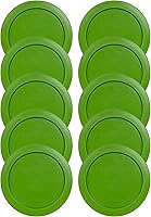 Vista 10 de Tapas de repuesto para recipientes de vidrio Pyrex para almacenamiento de alimentos de 4 tazas, tapas redondas de plástico de 6 pulgadas para Pyrex