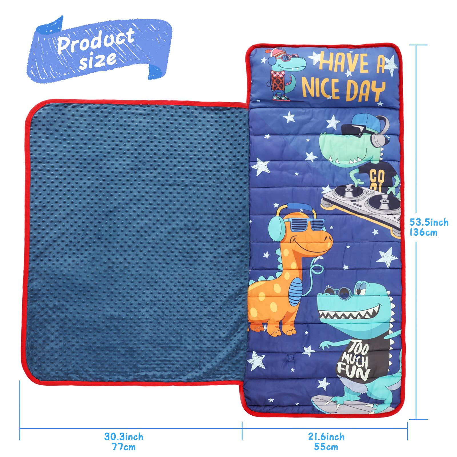 Tapis de sieste pour enfants en mousse à mémoire de forme