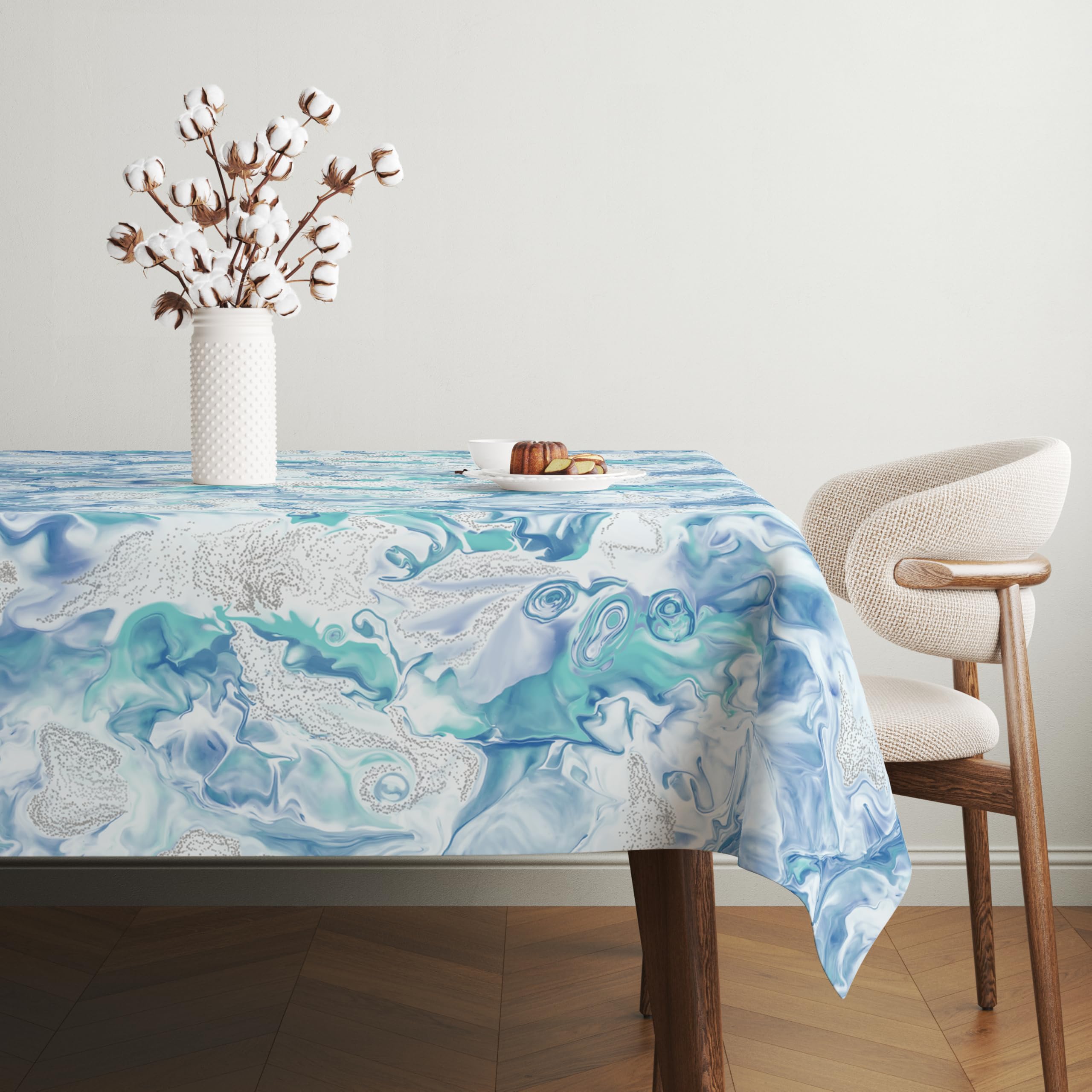 Martina Home Genil Oilcloth Tablecloth Blue 260 x 140 cm, 102.4 x 55.1 inch (Rectangular) - Image 3
