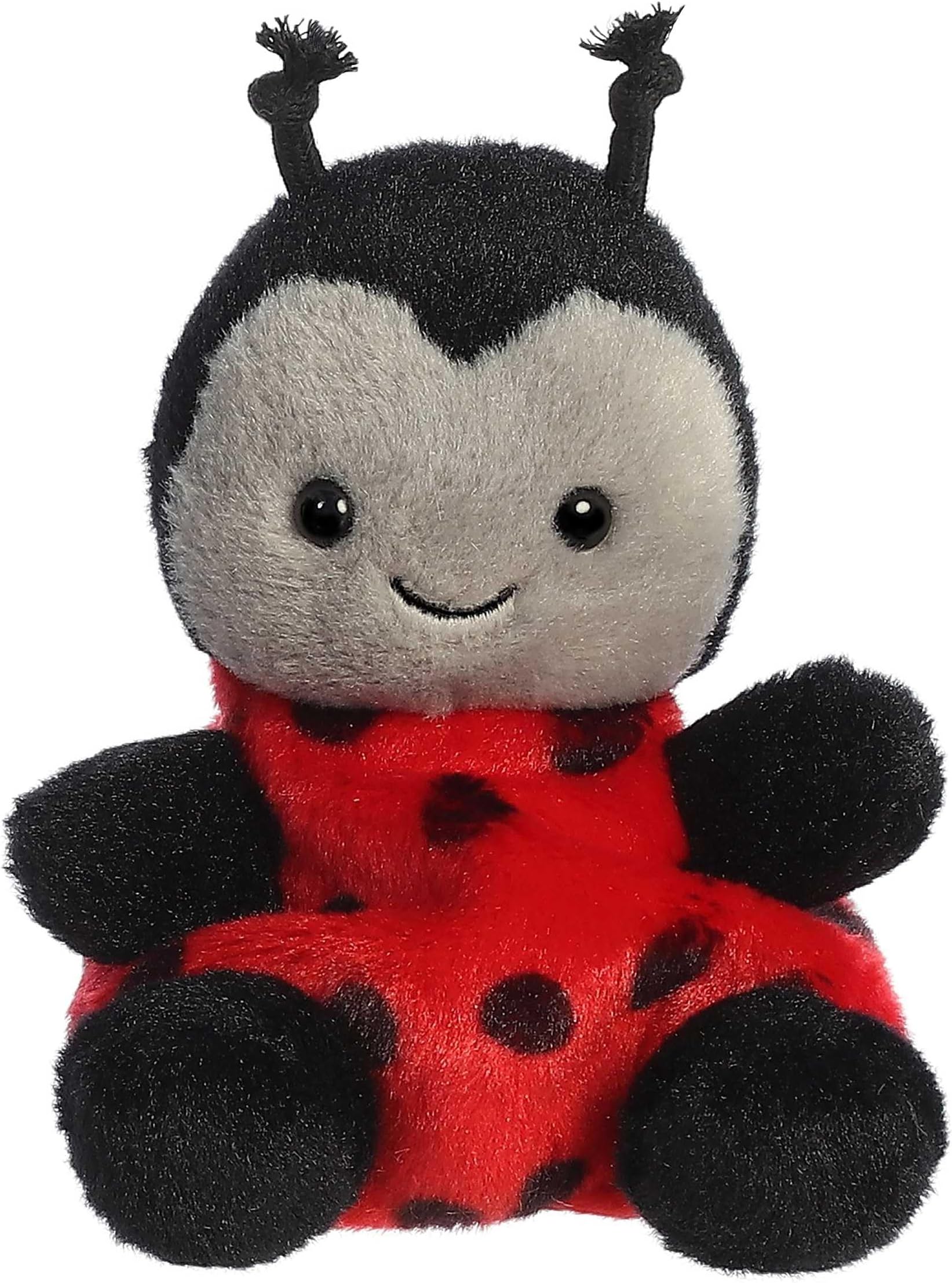Aurora® Adorable Palm Pals™ Lil Spots Ladybug™ Stuffed Animal - Fun Collectible Plush for Kids and Adult Collectors - Perfect for Decorating Rooms and Birthday Gifts - Red 4.5 Inches