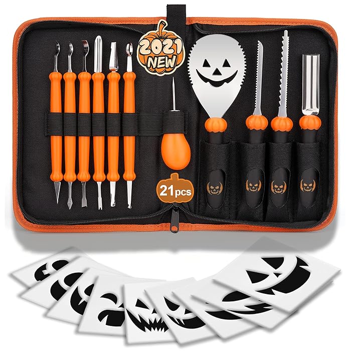 Buy NESSTU Pumpkin Carving Kit, 28PCS Halloween Pumpkin Carving Tools