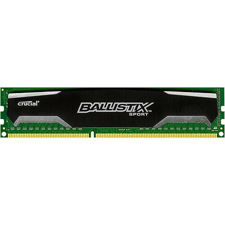 Crucial Ballistix Sport 4GB Single DDR3 1333 MT/s (PC3-10600) CL9 @1.5V UDIMM 240-Pin Memory BLS4G3D1339DS1S00