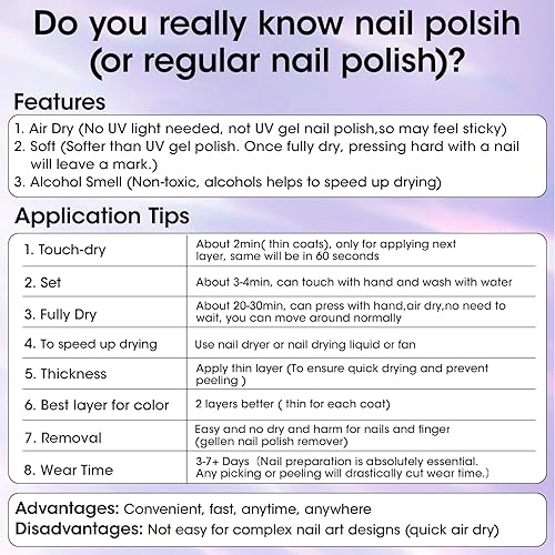 Miniatura 8 de GELLEN Juego de esmaltes de uñas de 12 colores, 0.3 fl oz (0.3 fl oz) para otoño e invierno, secado al aire, para mujeres, uñas de los dedos de las