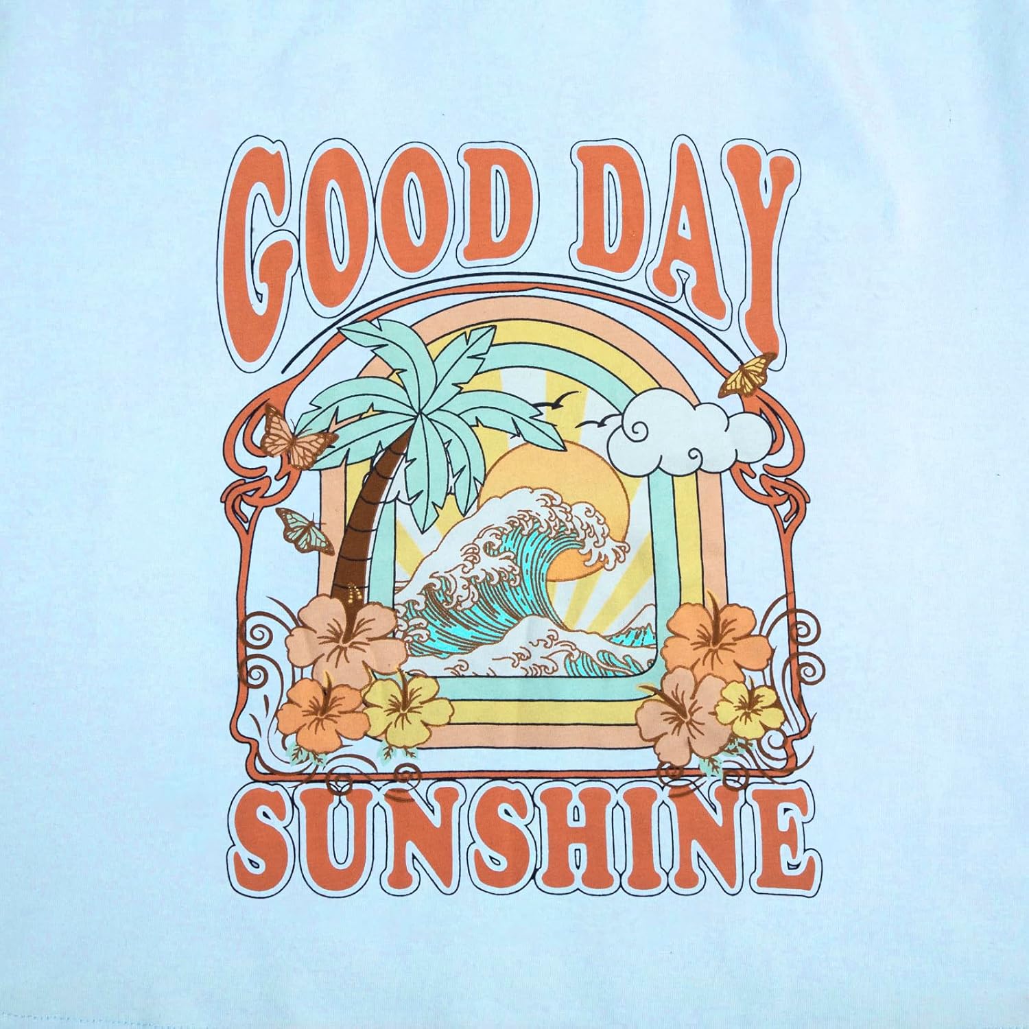 Girls Graphic Shirts Oversized Sunshine T Shirt Short Sleeve Tee Tops Cute Trendy Girls Clothes for 5-14 Years - Image 4