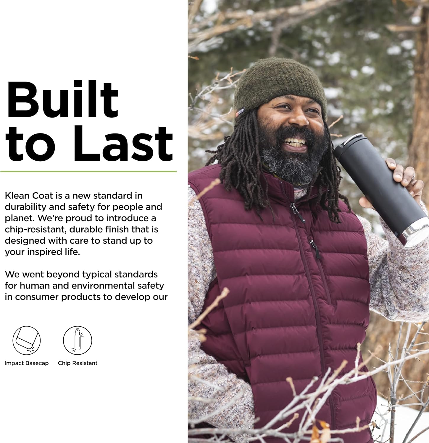 Klean Kanteen TKWide Insulated Water Bottle with Twist Cap - Reusable Travel Water Bottle with Stainless Steel Straw - Perfect for Sports & the Office - Black, 20 oz - Image 3