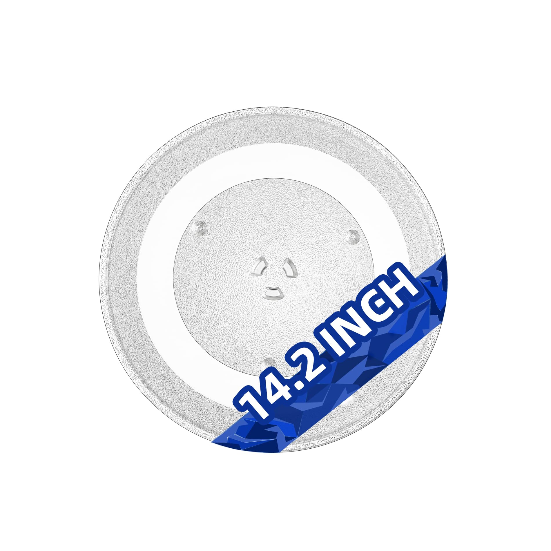 14.2" Microwave Glass Plate compatible with 14 1/8" 14 3/16" Samsung DE74-00023A DE74-20002A DE74-20002B DE74-20002C DE74-20002D Microwave Glass Turntable Plate