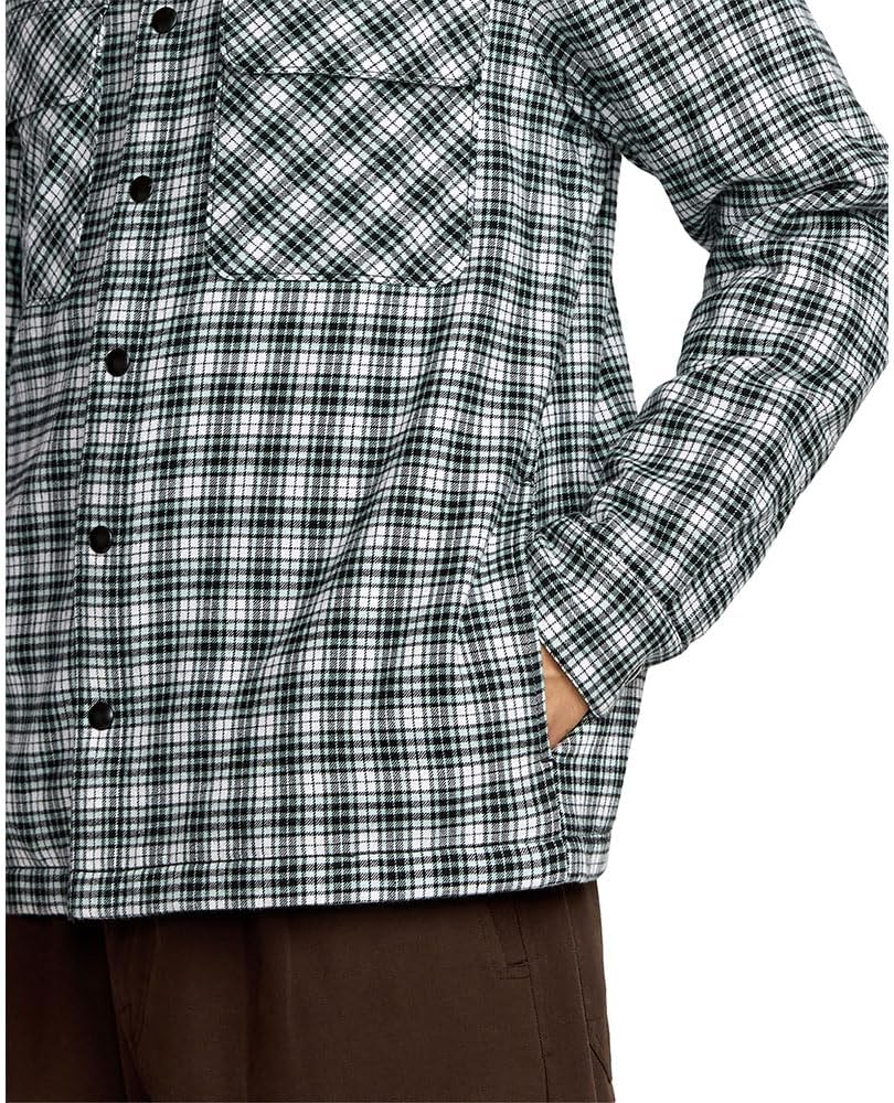 Volcom Wilderstone Long Sleeve Shirt - Dirty White