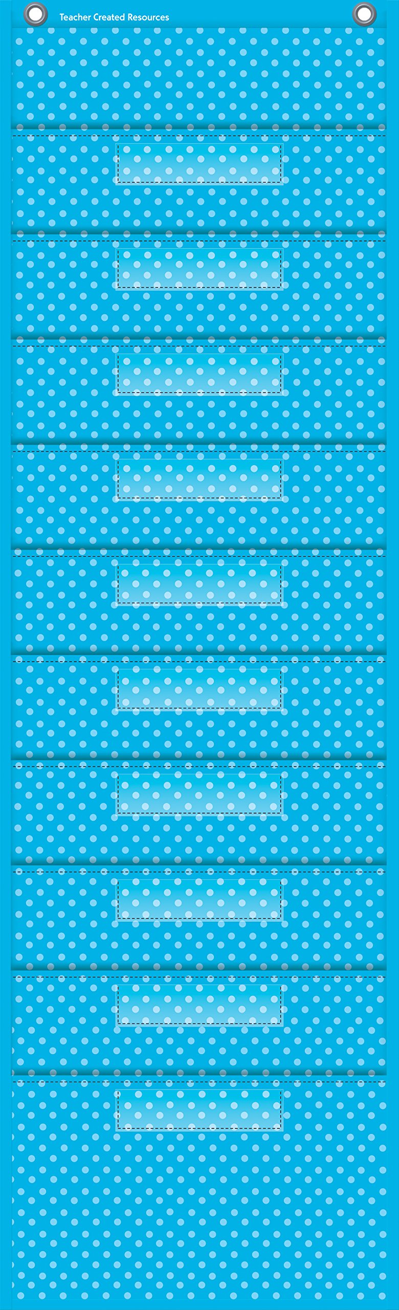Teacher Created Resources Polka Dot Storage Pocket Chart - Image 2