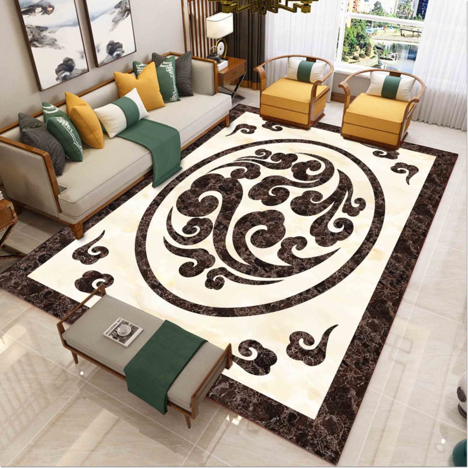 Tapis nordique vintage antidérapant pour sécuriser votre cuisine