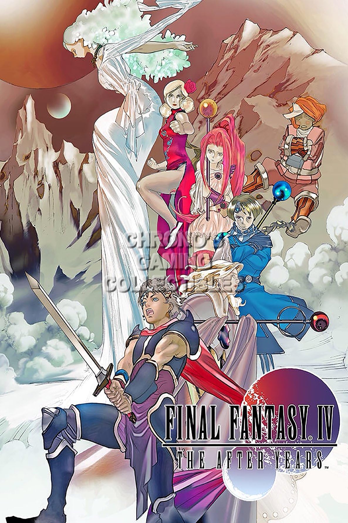 Final Fantasy IV CGC Huge Poster The After Years PS1 PS2 PSP Nintendo DS GBA - FIV006 (24" x 36" (61cm x 91.5cm))
