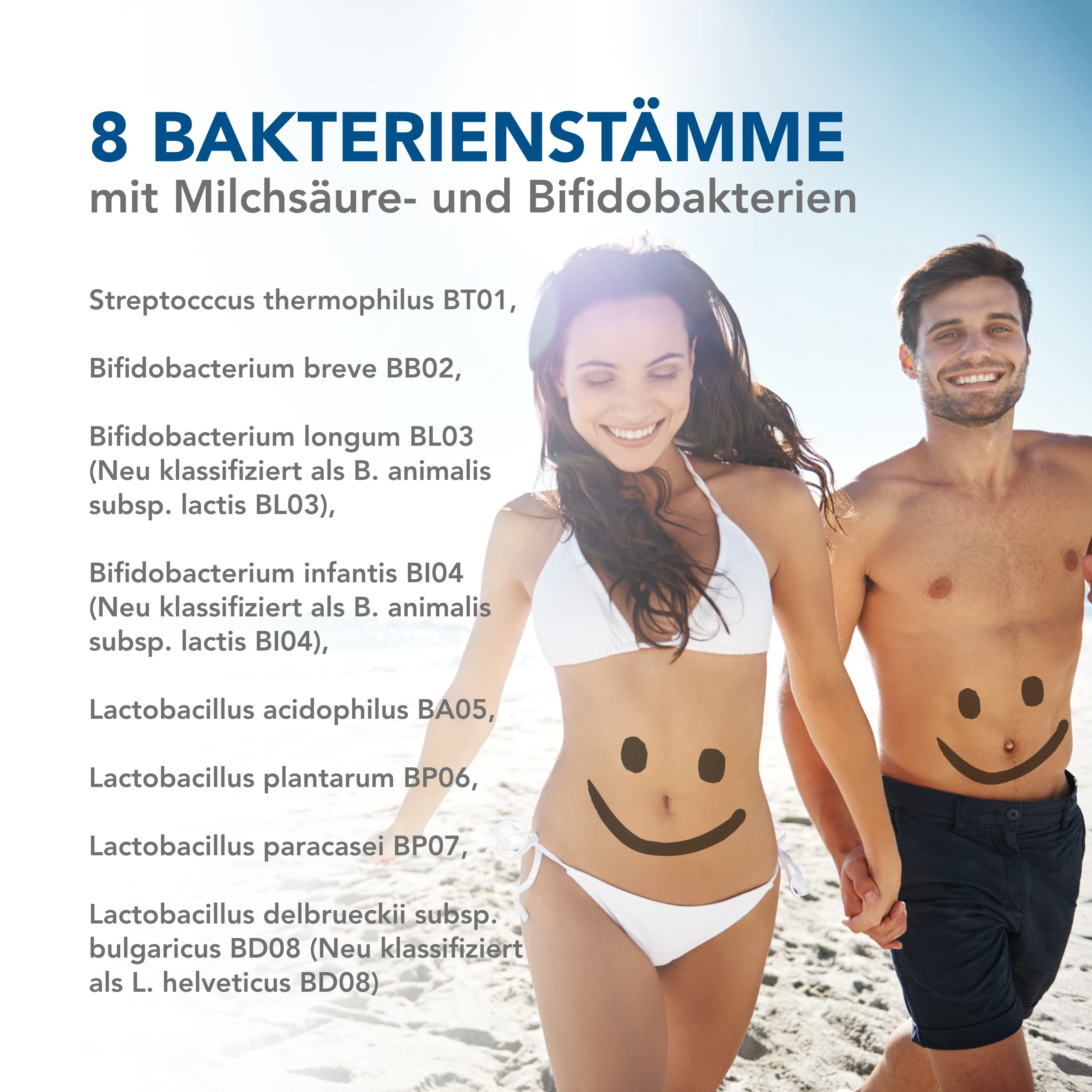 VSL#3 Kulturen-Komplex: 450 Mrd. Milchsäurebakterien und Bifidobakterien für Darmflora, vegan und laktosefrei, 30 Beutel à 4,4 g