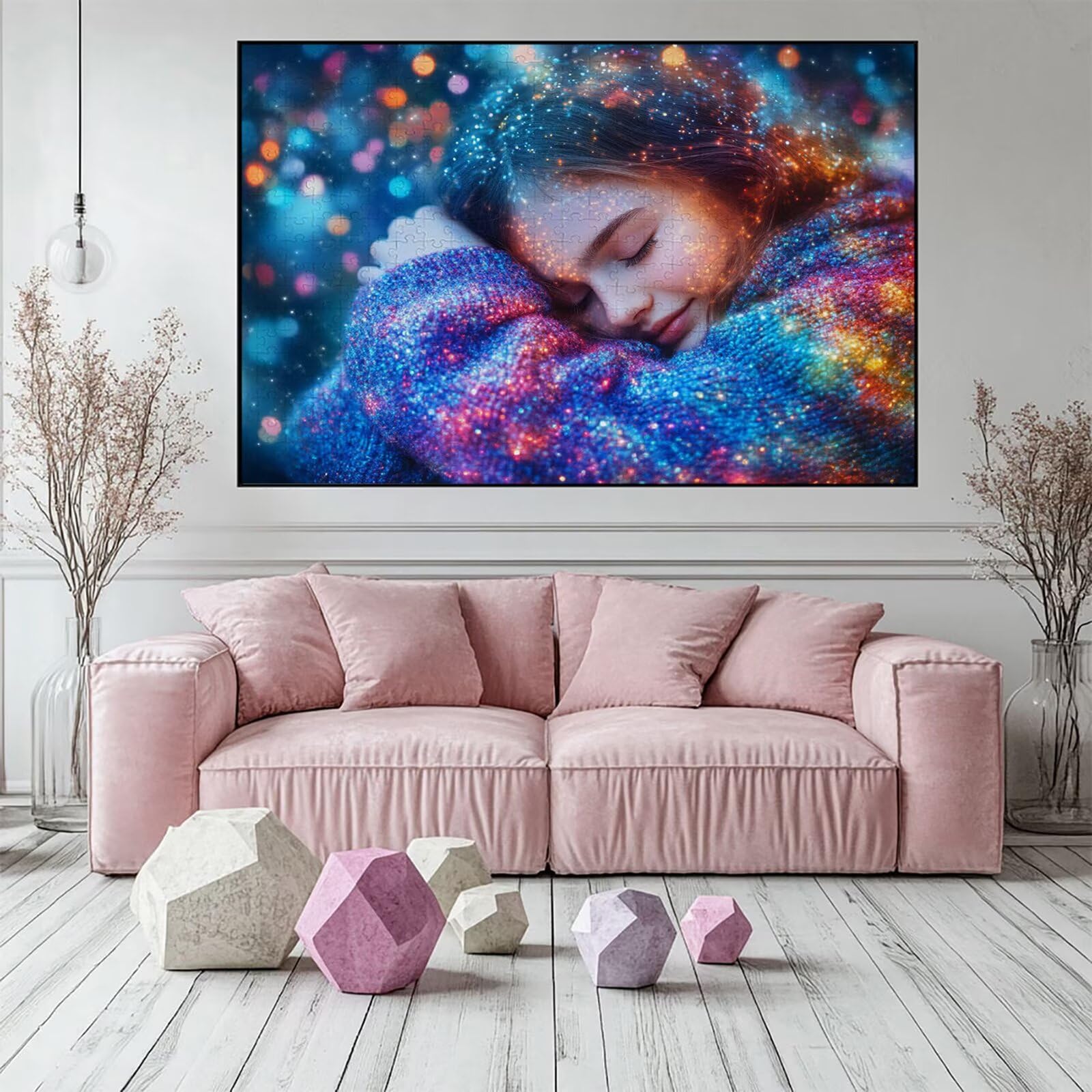 Puzzle 5000 elementów dla kobiet dorosłych 156 x 105 cm unikalne rzemiosło klasyczne 3D drewniana układanka do rodzinnych gier aktywnych, układanka zrób to sam do dekoracji ścian domu, prezenty