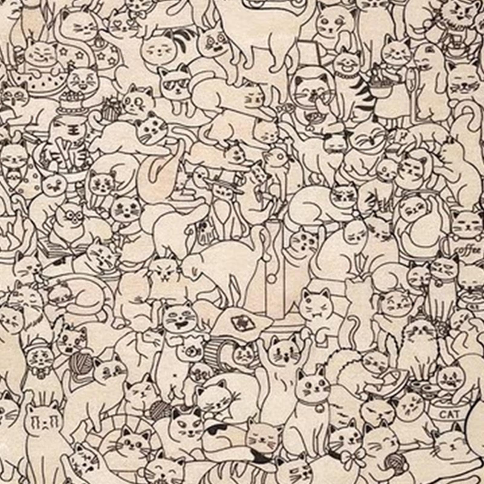 Puzzle Raffiguranti Gatti Per Adulti 135 Pezzi Giochi Da Tavolo Educativi | Puzzle In Legno Con Decorazione A Tema Animale Per Bambine, Bambini 'Asilo, a Infanzia E Ragazzi