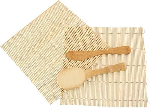 Miniatura 8 de JapanBargain Bamboo Sushi Mat Roller Sushi Rolling Making Kit Arroz Pala de Mantequilla Spreader VerdeVerde
