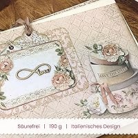 Vista 5 de Stamperia Papel para álbumes de recortes, multicolor, paquete de 10