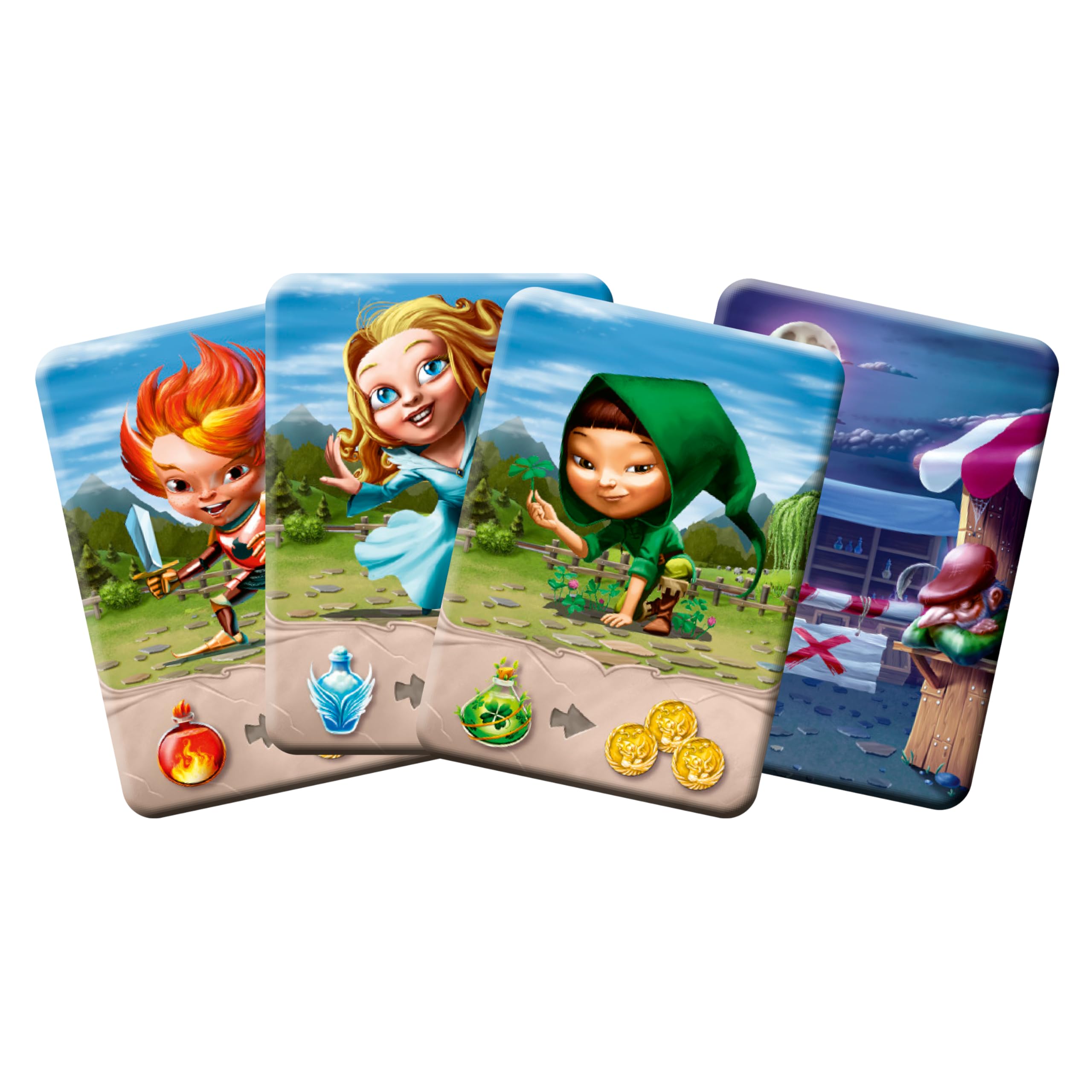 CGE Czech Games Edition Los pequeños alquimistas – Juego de Mesa Familiar con Elementos de Rompecabezas – Juego de deducción con aplicación Gratuita de acompañamiento para un Comienzo