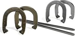 Franklin Sports Horseshoes Sets - Game Sets for Adults +