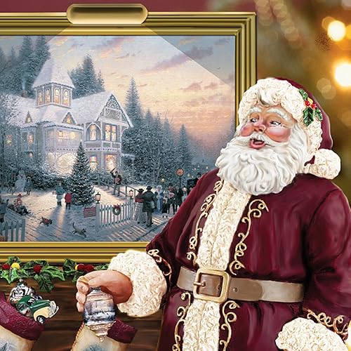Miniatura 2 de Bradford Exchange estatuilla iluminada de Papá Noel