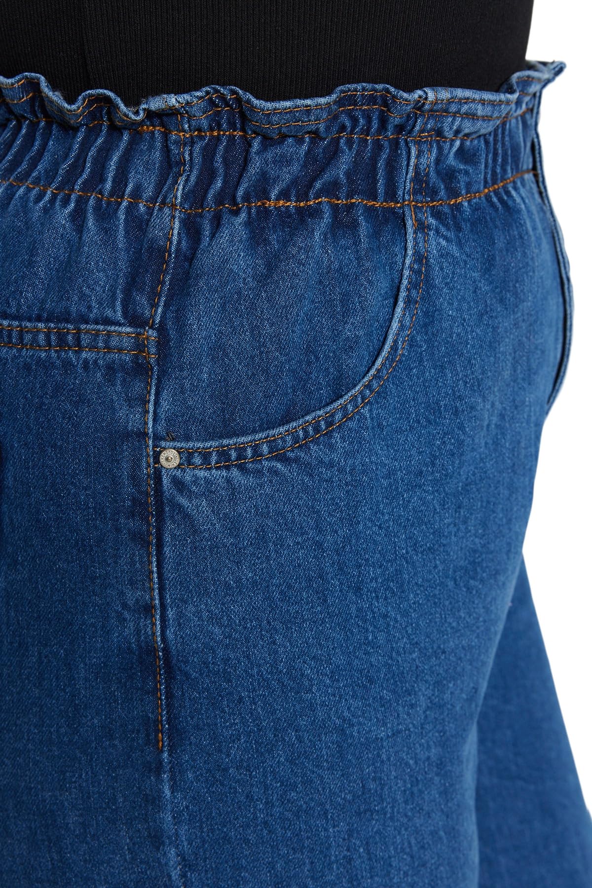 Trendyol Jeans Haute Jambe Droite Grande Taille pour Femme Pantalons