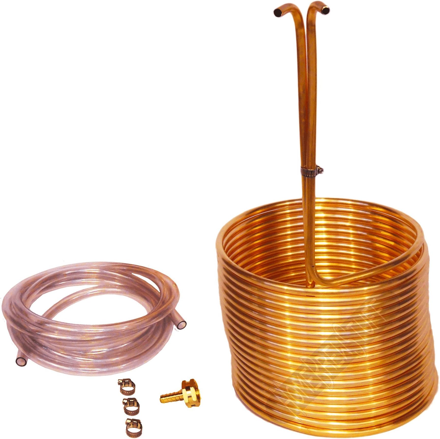 Deluxe Copper Immersion Wort Chiller 50' x 3/8"