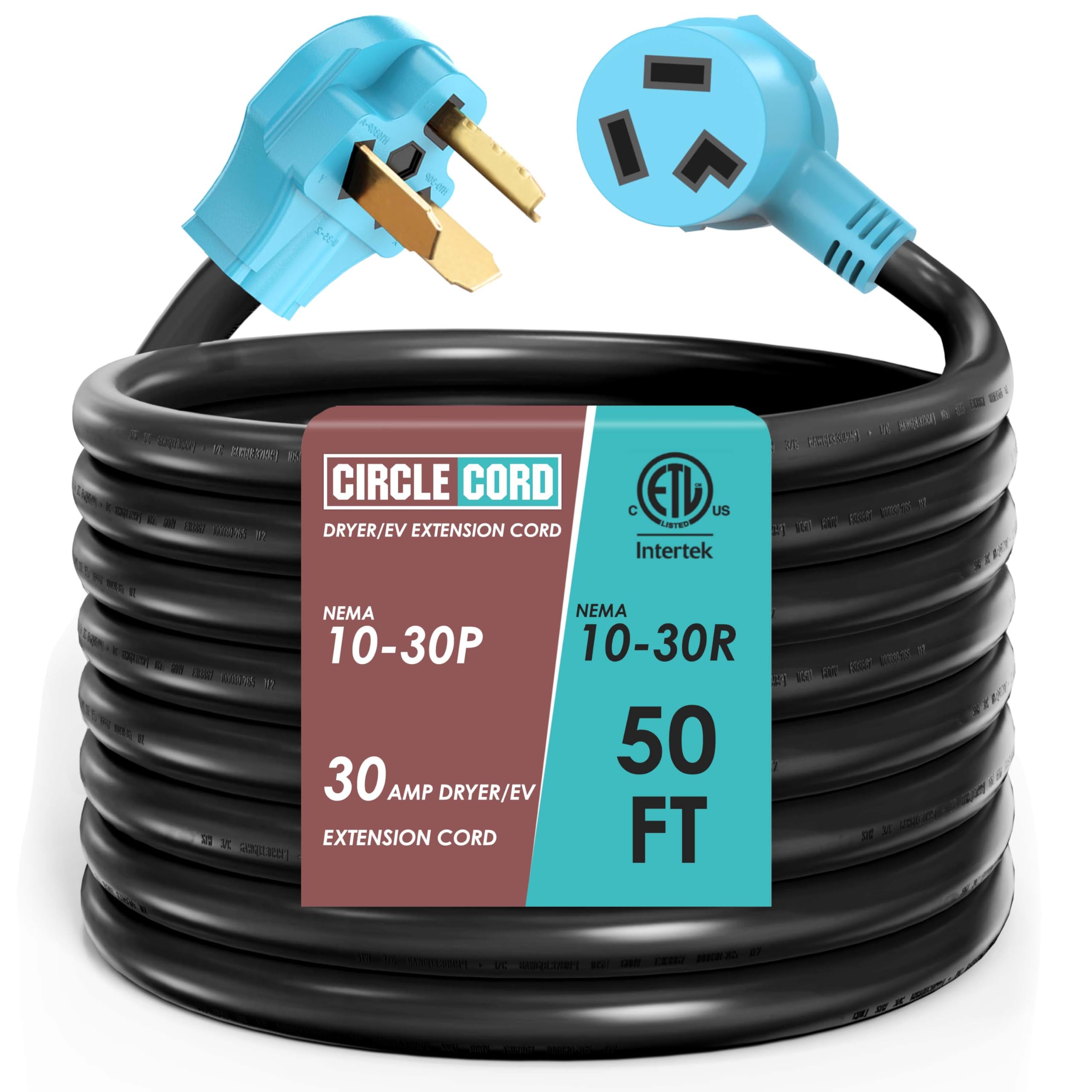 CircleCord 50FT Dryer/EV Extension Cord